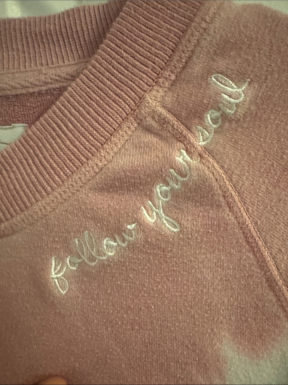 Spiritual Gangster Pink and White Tie-Dye Crewneck Sweatshirt - Picture 3 of 7